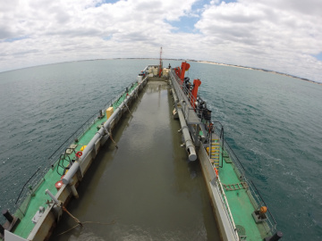 The River Bee Heading Out To The Spoil Grounds