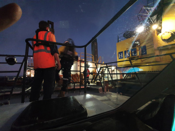 Crew Transfer at night